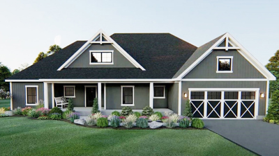 Santa Barbara II | 3 Bedroom, 2.5 Bath House Plan - 2300 Sq Ft House Plans